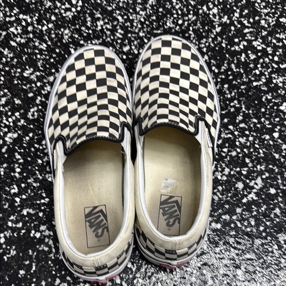 Vans Black and White Checkerboard Slip-Ons - Picture 2 of 5